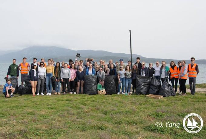 Στους Λειψούς 36 μαθητές και εκπαιδευτικοί από το Culver Academy - ένα λύκειο από την Indianapolis των ΗΠΑ.